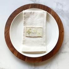 Load image into Gallery viewer, Custom Blue Floral Place Card