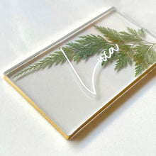 Load image into Gallery viewer, fern gold place cards
